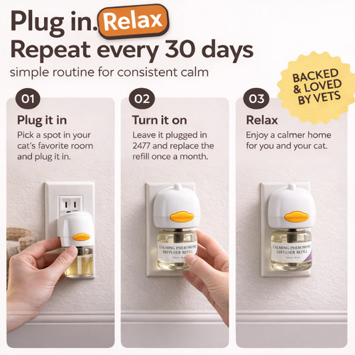 PetPacify Cat Calming Diffuser Kit (New Formula)